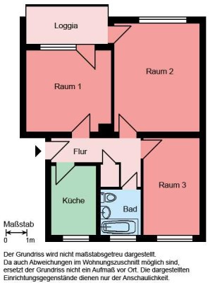 Helle 3-Zimmer-Wohnung über den Dächern von Geseke