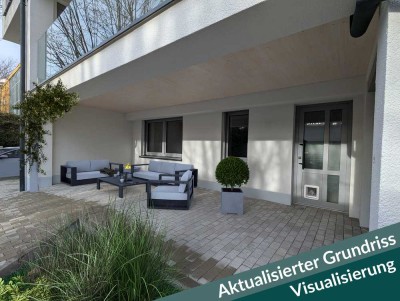 Letzte freie Wohnung im Objekt: Kernsaniert, barrierearm mit Terrasse, Solarstrom & KfW-Förderung