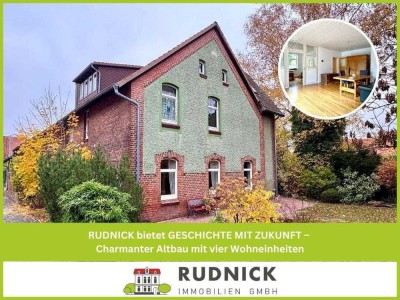 RUDNICK bietet GESCHICHTE MIT ZUKUNFT – Charmanter Altbau mit vier Wohneinheiten