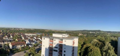 Helle, frisch renovierte 2-Zimmer-Wohnung mit Panoramablick über Schwäbisch Hall