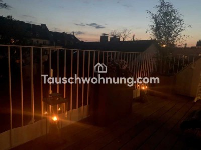 Tauschwohnung: Schöne lichtdurchflutete Maisonette DG Wohnung