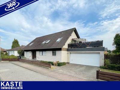 Flexibles Wohnen in bester Lage – Zweifamilienhaus in Lehrte mit großem Garten & Dachterrasse