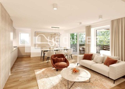 Wohnen und Arbeiten im Einklang mit Südbalkon