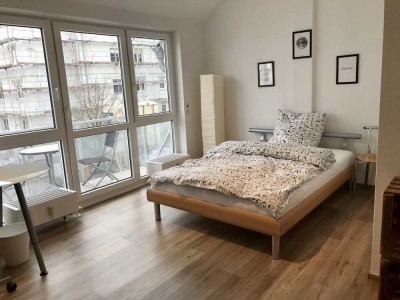 Schickes, möbliertes 1-Zimmer-Appartement mit Balkon in Künzelsau