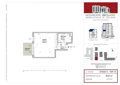 Provisionsfreie Wohnung - Erstbezug - Nähe Kagraner Platz (513)