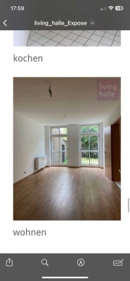 Attraktive 1-Zimmer-Erdgeschosswohnung mit gehobener Innenausstattung in Halle (Saale)