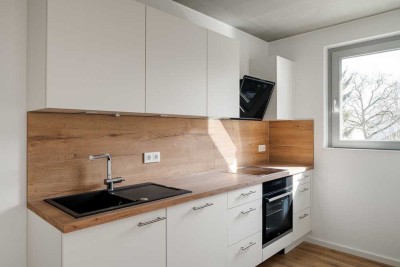 3-ZKB-Wohnung mit Gartenanteil und Einbauküche