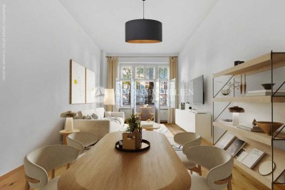 Nur 10 Min. vom Königsheidepark entfernt! Saniertes Altbau-Highlight mit moderner 
EBK und Badezimm