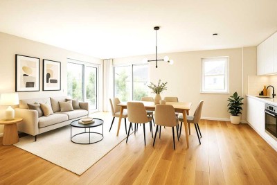 Wunderschöne 3-Zimmer-Wohnung mit Balkon - Erstbezug