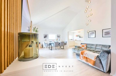Rarität - Hochwertige Dachgeschoss-Wohnung im Zentrum von Dillingen