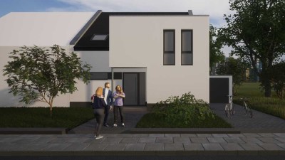 Neubau Einfamilienhaus in Meerbusch Büderich auf großem Grundstück!