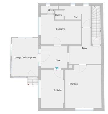 2,5-Zimmer-Erdgeschosswohnung mit EBK, Wintergarten und Terrasse
