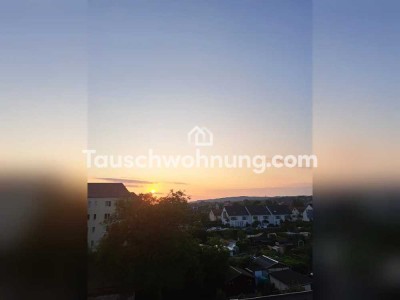 Tauschwohnung: Neubauwohnung mit großem Balkon und hohen Decken