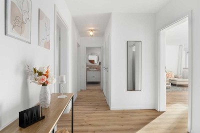 *** ERSTBEZUG NACH MODERNISIERUNG - MODERNE 3-ZIMMER-WOHNUNG MIT XXL-BALKON & GARAGE OHNE PROVISION!