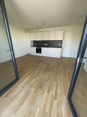 KfW 40-Neubau-Wohnung mit EBK, Dachterrasse, Duschbad, Echtholzparkett, Fahrstuhl