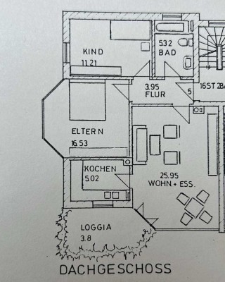 Erstbezug nach Renovierung: Exklusive, helle 3-Zimmer-Dachgeschosswohnung mit Südbalkon u. EBK