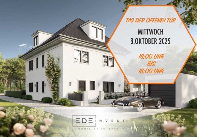 TAG DER OFFENEN TÜR - Elegant, hochwertig & geräumig: Ihr NEUBAU Zuhause mit Villencharakter