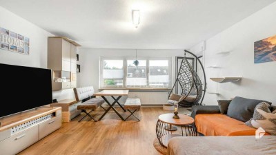 Top-Renovierte 3-Zimmer-Wohnung mit Einbauküche, Tageslichtbad, Garage und Süd-Loggia