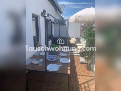 Tauschwohnung: 2 Zimmer Nähe Gärtnerplatz mit Dachterrasse für 1 Zimmer