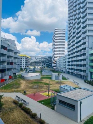 Citygate! Provisionsfrei! Direkter Zugang zur U-Bahn! Nähe UNO City! Ruhig! 14m² Balkon! Vermietete Anlegerwohnung!.