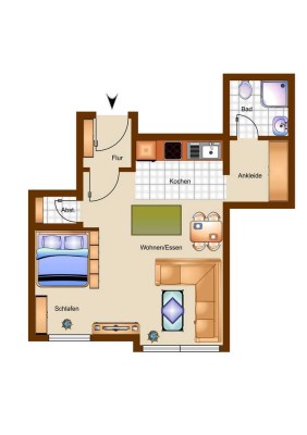 *5,6% Rendite* TOP Wohnung in toller Lage, neu möbliert mit EBK & Afa in 2025 zur EN oder KA-Anlage