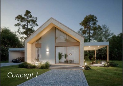 Architekten - Villa auf 800 qm Grundstück mit Strandzugang und Ostseeblick