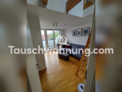 Tauschwohnung: Maisonette in St. Georg mit Balkon und Yoga-Studio im Haus