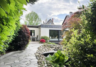 Kleiner Bungalow für große Gartenliebhaber in Heißen