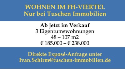 -I| 2AUF1 SCHLAG || 2 tolle Mansarden mit Balkonen || WOHNEN IM FH-VIERTEL |I-