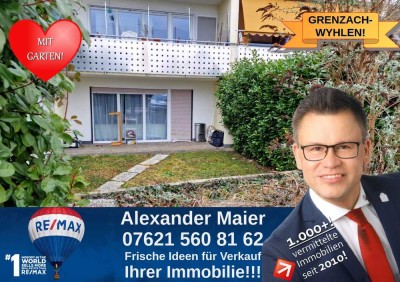 Sanierte 2-Zi-Wohnung mit Garten in Grenzach-Wyhlen Rührberg!