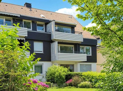 Familien willkommen! Attraktive 4,5-Zimmer Wohnung mit Balkon, 2 Bädern und Garage in Frohnhausen.