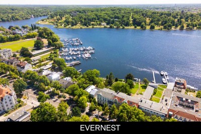 A Jewel by the Water – Timeless Elegance with private boat dock and view of Lake Tiefer See