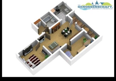 3-Zimmer-Wohnung