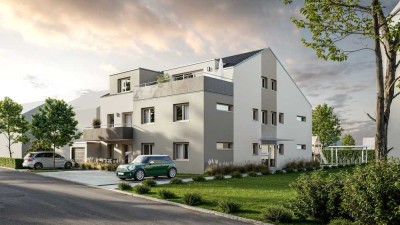 Barrierefreie 3-ZKB-Wohnung mit Süd-Terrasse
