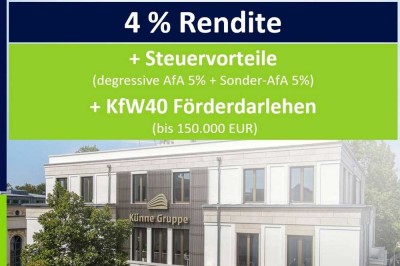 KfW 40+ QNG-Standard - 3-Zimmerwohnung mit Balkon und TG-Stellplatz