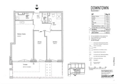 3 Zimmer City Wohnung mit großer Terrasse in Bremen Altstadt