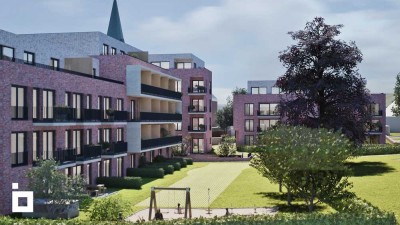 Kompakter Grundriss: 1-Zimmerwohnung im EG mit Terrasse zur Gartenseite
