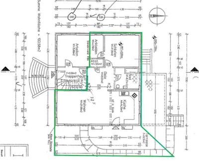 Helle, großzügige 2,5-Zimmer-EG-Wohnung mit Süd- Wintergarten und Terrasse mit EBK in Wildau