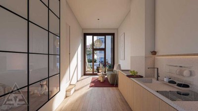 Terrassenwohnung mit Loft-Charakter! Top Lage direkt am Medienhafen