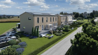 VERKAUFSSTART! Grünes Familienidyll mit Hauscharakter in Wildon! Eck-Gartenwohnung auf 2 Etagen!