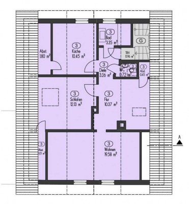 3 Zimmer DG Wohnung im Allgäu