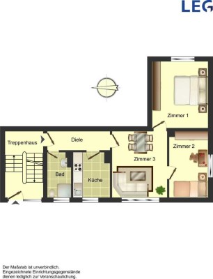 Ab sofort zu besichtiigen, 3-Zimmer-Wohnung in Bergkamen Rünthe
