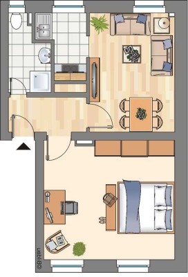 1-Zimmer-Wohnung in Gelsenkirchen Buer