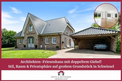 Architekten-Friesenhaus – Stil, Raum & Privatsphäre auf großem Grundstück in Schwissel