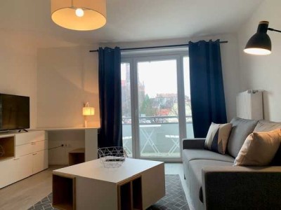 Schick möbliert und in toller Lage: Ihre neue 1-Zimmer-Wohnung mit Balkon