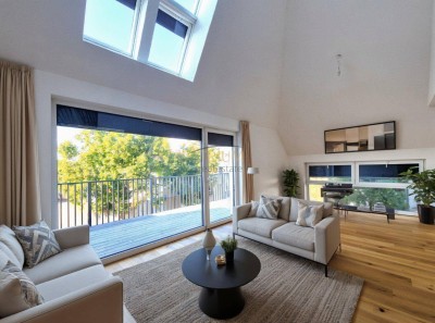 Neubauprojekt in Endphase | Moderne Dachgeschoß-Maisonette mit Terrasse in Toplage von Tulln