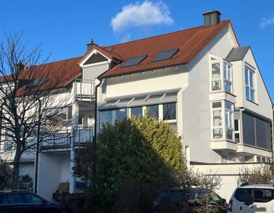 Exklusive Maisonettenwohnung in ruhiger Lage mit Balkon und Weitblick in Spessart