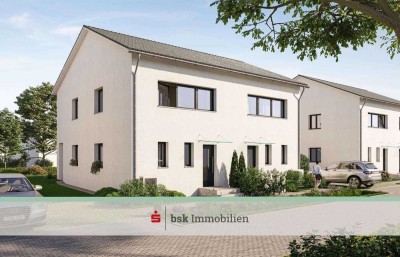 Schlüsselfertig, modern, naturnah- Doppelhaushälfte bei Berlin