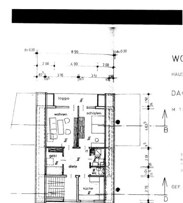 Schöne 3-Zimmer-DG-Wohnung mit EBK in Gingen