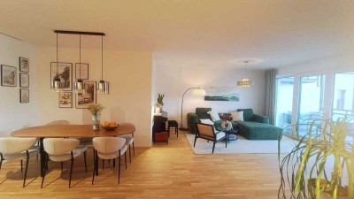 Moderne & hochwertig teilmöblierte 3-Zimmer-Wohnung mit Tiefgarage
